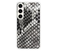 Coque en silicone renforcé imprimée compatible Samsung Galaxy S23 Texture Python