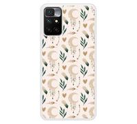 Coque en silicone renforcé imprimée compatible Xiaomi Redmi 10 Jardin des songes