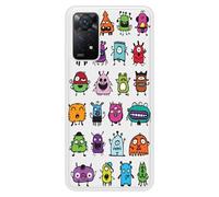Coque en silicone renforcé imprimée compatible Xiaomi Redmi Note 11 Pro Redmi Note 11 5G Alien
