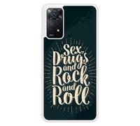 Coque en silicone renforcé imprimée compatible Xiaomi Redmi Note 11 Pro Redmi Note 11 5G Sex and rock and roll