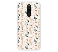 Coque en silicone renforcé imprimée compatible Xiaomi Redmi Note 8 Jardin des songes