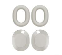 Coque en silicone résistant à la transpiration pour casque Sony WH-1000XM6 - Protection contre l'humidité et la poussière - Noir gris bleu - Pour casque supra-auriculaire sans fil antibruit - 80 x 16
