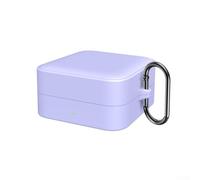 Coque en silicone robuste conçue pour les écouteurs Timekettle W4 Pro - Protège contre les déversements et les chutes (violet)
