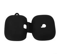 Coque en silicone robuste pour Beats Powerbeats Pro 2 offrant une résistance aux chocs et un mousqueton pour un transport facile (Noir)