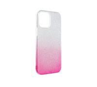 Coque en silicone rose Forcell SHINING pour iPhone 12 Pro Max 6,7 pouces
