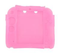 Coque en silicone rose pour la manette 2DS avec protection d'écran