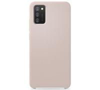 Coque en silicone Soft Touch sable-rose - Compatible Samsung Galaxy A02S