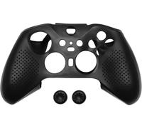 Coque En Silicone Souple Antidérapante Avec Capuchons De Pouce Compatible Avec Manette Sans Fil Xbox Elite Série 2, Protection En Caoutchouc Souple, Noir