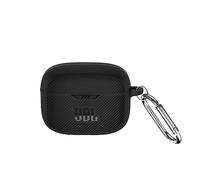 Coque en silicone souple compatible avec JBL Tune 130NC TWS avec porte-clés, housse de protection portable résistante aux rayures et aux chocs pour écouteurs JBL 130NC