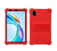 Coque en Silicone Souple for Huawei Honor Pad X7 8,7 Pouces JMS-W09/L09 2025, béquille PC avec 4 airbags Antichoc(Red)