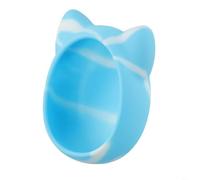 Coque en silicone souple pour animal domestique Tamagotchi numérique, étui de rangement de voyage portable avec chaîne bleu, jaune, rose (bleu)