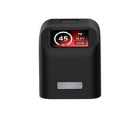 Coque en silicone souple pour chargeur d'écran UGREEN 45 W, antichoc et anti-poussière pour adaptateur de charge rapide, noir