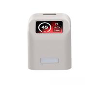 Coque en silicone souple pour chargeur d'écran UGREEN 45 W, coque antichoc et anti-poussière pour adaptateur de charge rapide, gris