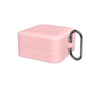 Coque en silicone souple pour écouteurs Timekettle W4 Pro - Housse de protection antichoc avec prise en main ergonomique, coque légère pour salle de sport, voyage, trajet, noir (rose)
