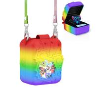 Coque en silicone souple pour jouet interactif Bitzee Disney Animal de compagnie numérique, résistant aux chocs et étui de transport pour Bitzee Disney Virtual Electronic Pets avec lanière pour