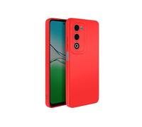 Coque en Silicone Souple pour Oppo A5 avec Renfort Caméra Rouge