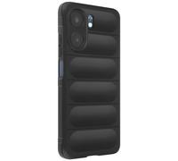 Coque en Silicone Souple pour Oppo A5x avec Renfort Caméra Noir