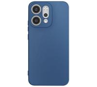 Avizar Coque en Silicone Souple pour Oppo Reno 14 Soft-Touch Bleu nuit