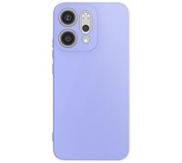 Coque en Silicone Souple pour Oppo Reno 14 Soft-Touch Violet clair