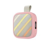 Coque en Silicone Souple pour Soundcore Boom Go 3i, Couverture Complète à 360 Antichoc Antipoussière Anti-Empreintes Digitales Lavable Découpes de Précision Antidérapantes (Rose)