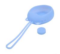 Coque en silicone souple pour Tamagotchi Paradise Virtual Pet - Boîtier résistant aux rayures avec protecteur d'écran et cordon portable (bleu nuit)