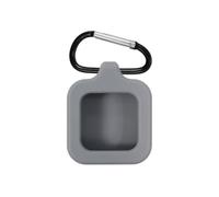 Coque en silicone souple pour verrou de téléphone NFC avec mousqueton et clip compatible avec les signaux magnétiques, souple, résistant aux chocs, portable, multi-sens, gris