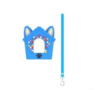 Coque en silicone sur mesure pour la stabilité, la protection et la préparation continue de l'appareil Bitzee Doghouse (bleu)