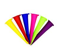 Coque en silicone Swirl Ice Pop Moules, Btonnet à moules avec couvercles monté, Lot de 6 Pure color