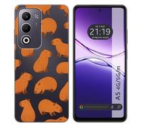 Coque en silicone transparente pour OPPO A5m / A5 4G / 5G motif Capibara 02 dessins