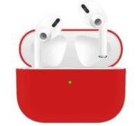 Coque en silicone ultra mince rouge pour votre Apple AirPods Pro G