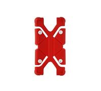 Coque en Silicone Universel 5.3" à 6" avec Support Vidéo et Coins Renforcés Rouge