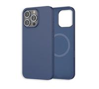 Wefix Coque Silicone avec MagSafe pour iPhone 16 Pro Max - Bleu