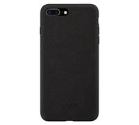 Coque en Suéde Alcantara pour Apple iPhone 7/8 Plus, Noir Minuit