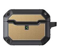 Coque en TPU anti-scratch avec porte-clés, or pour votre AirPods Pro G