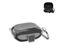 Coque en TPU antichoc compatible avec JBL Sense Lite, housse de protection imperméable et résistante à la transpiration avec mousqueton pour sports de plein air, transparente