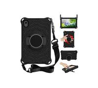 Coque en TPU avec béquille et bandoulière noir pour votre Lenovo Tab M8 (1st Gen) TB-8505/M8 (2nd Gen) TB-8705/M8 (3rd Gen) TB-8506