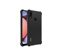 Coque en TPU garde antichoc soyeuse pour airbag noir pour votre Samsung Galaxy A10s