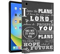 Coque en TPU pour iPad mini 1ère/2e/3e génération 7,9" - Housse de protection fine antichoc avec verset de la Bible Jeremiah 29-11 pour iPad mini 1/2/3