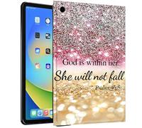 Coque en TPU pour iPad mini 1ère/2e/3ème génération 7,9" - Coque de protection fine et résistante aux chocs avec motif de la Bible chrétienne du Psaume 46-5 pour iPad mini 1/2/3
