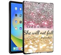 Coque en TPU pour liseuse Kindle 10e génération 6" version 2019 et Kindle Signature Edition - Coque de protection fine et résistante aux chocs avec motif de la Bible chrétienne et du Psaume 46-5