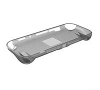 Coque en TPU pour Switch 2 et pour Oled - Coque de protection transparente pour consoles de jeux - Sécurité fiable (gris transparent)