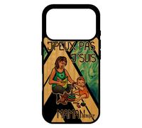 Coque En Vrai Bois Silicone Pour Iphone 17 Pro Humour J'peux Pas J'suis Maman Cadeau D'anniversaire Je Naissance Fille Jpeux Parent