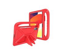 Coque Enfant pour Xiaomi Redmi Pad SE / Pad 2 avec Poignée et Support Rouge