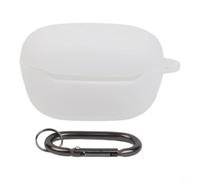 Coque équilibrée en silicone pour casque JBL Endurance Race 2 combinant efficacité de couverture et portabilité légère (blanc)