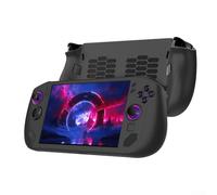 Coque ergonomique en silicone antichoc pour Legion GO S - Protection anti-rayures et anti-poussière - Parfaite pour les longs jeux (noir)