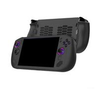 Coque ergonomique en silicone souple pour Legion GO S conçue pour protéger votre console de jeu des rayures tout en conservant un profil mince (noir)