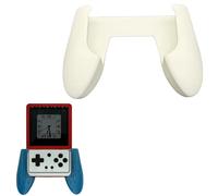 Coque ergonomique pour console de jeu portable Anbernic RG ROTATE avec poignée imprimée 3D - Blanc