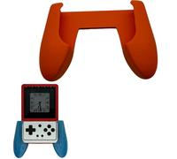 Coque ergonomique pour console de jeu portable Anbernic RG ROTATE avec poignée imprimée 3D - Orange