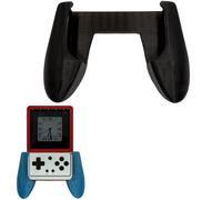 Coque ergonomique pour console de jeu portable Anbernic RG ROTATE avec poignée imprimée en 3D - Noir translucide