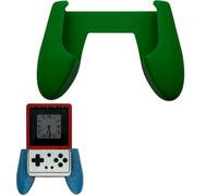 Coque ergonomique pour console de jeu portable Anbernic RG ROTATE avec poignée imprimée en 3D Vert